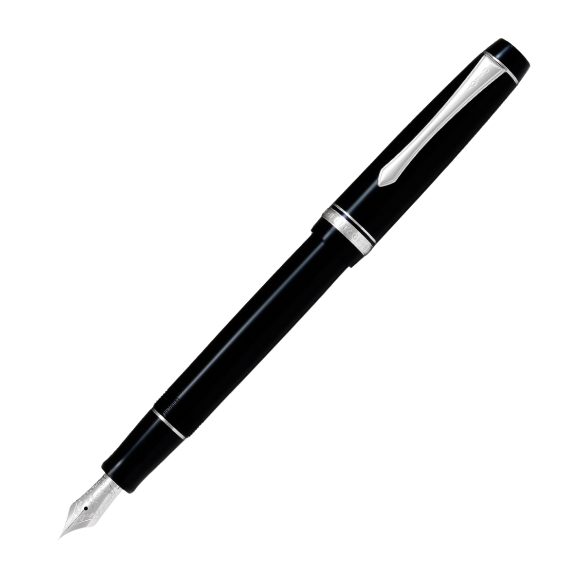 Pilot Custom Heritage 91 Schwarz Füllfederhalter