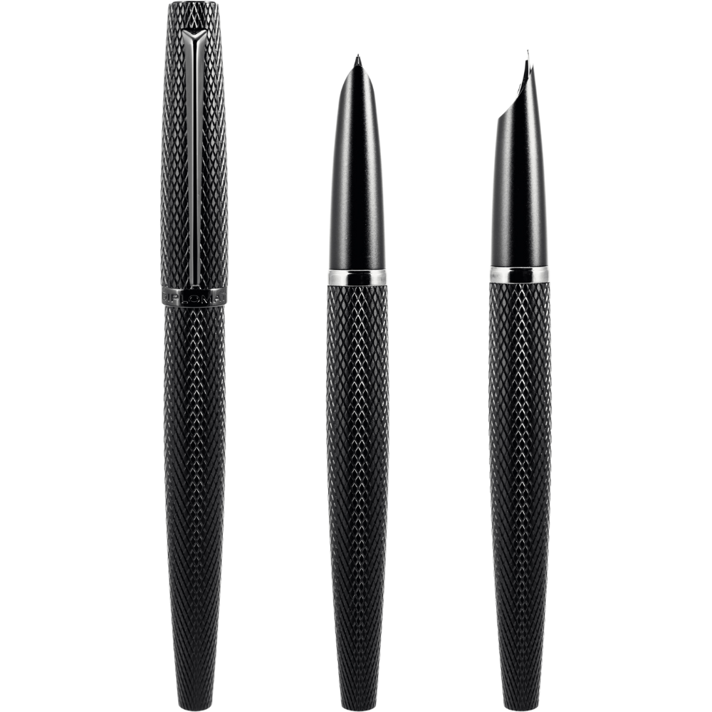 Diplomat Viper Schwarz Füllfederhalter