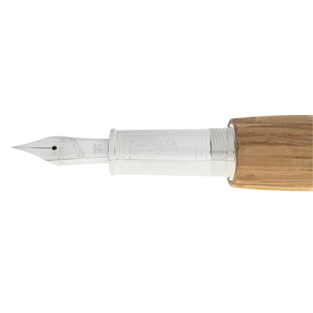 Scribo La Tradizionale Limited Edition Oak Wood & Silver Füllfederhalter