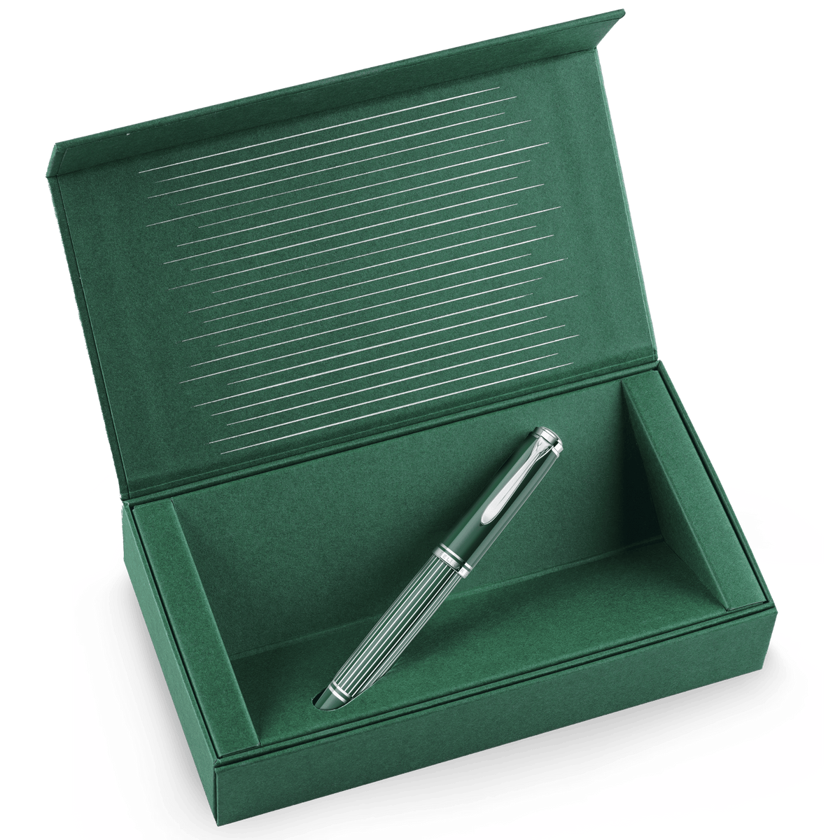 Pelikan Souverän M815 Metal Striped Green Special Edition Füllfederhalter