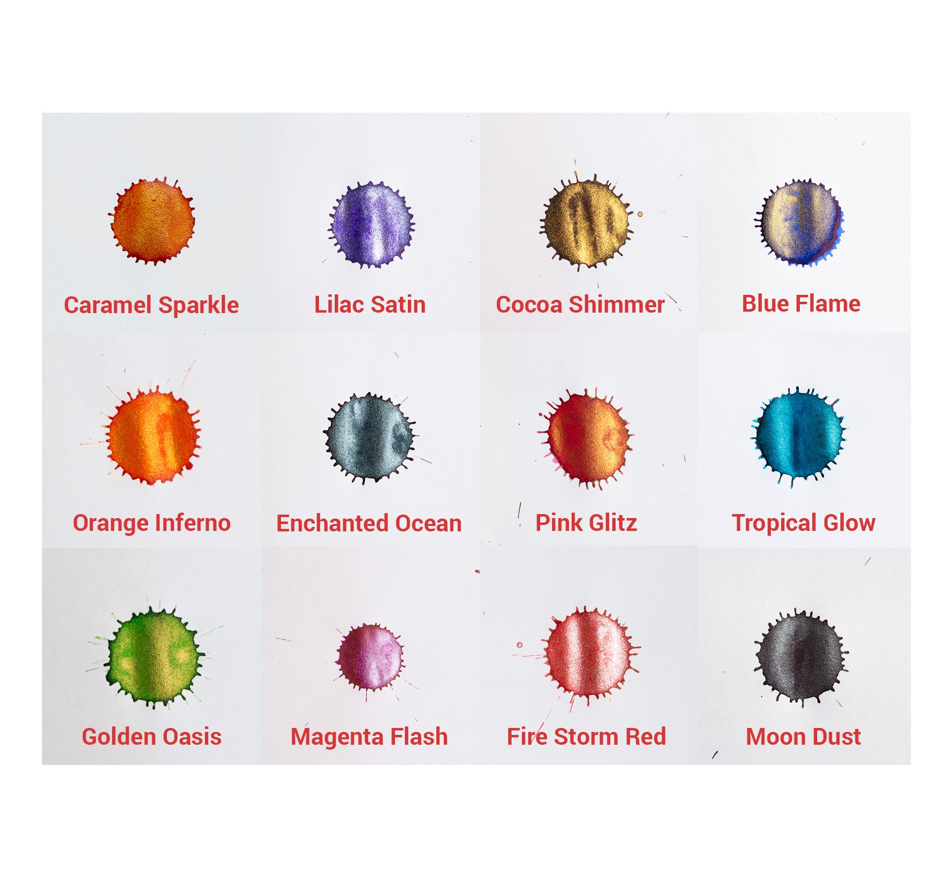 Diamine Shimmering Tinten