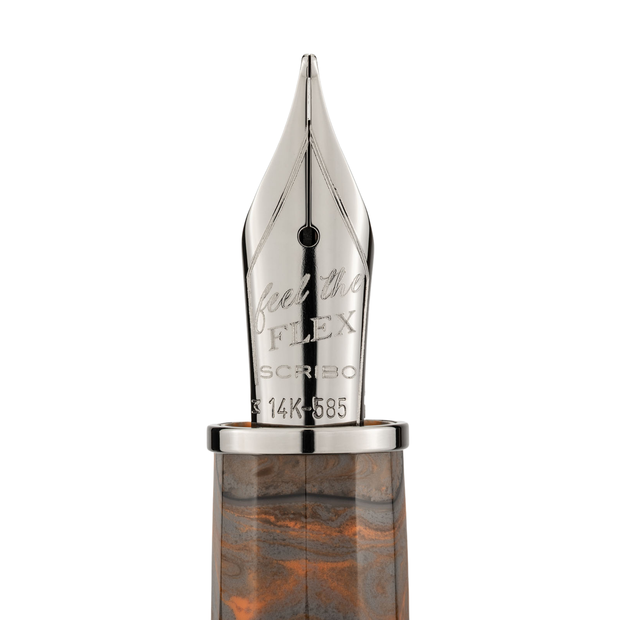 Scribo FEEL Corteccia Ruthenium Trim Fountain Pen