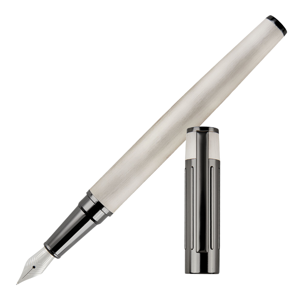 Hugo Boss Gear Ribs Chrome Füllfederhalter