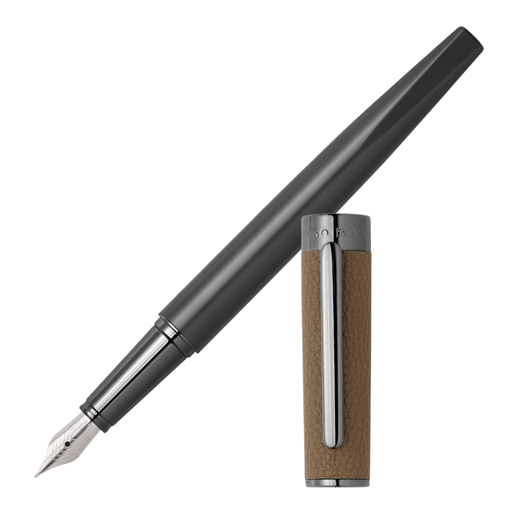 Hugo Boss Corium Camel Füllfederhalter
