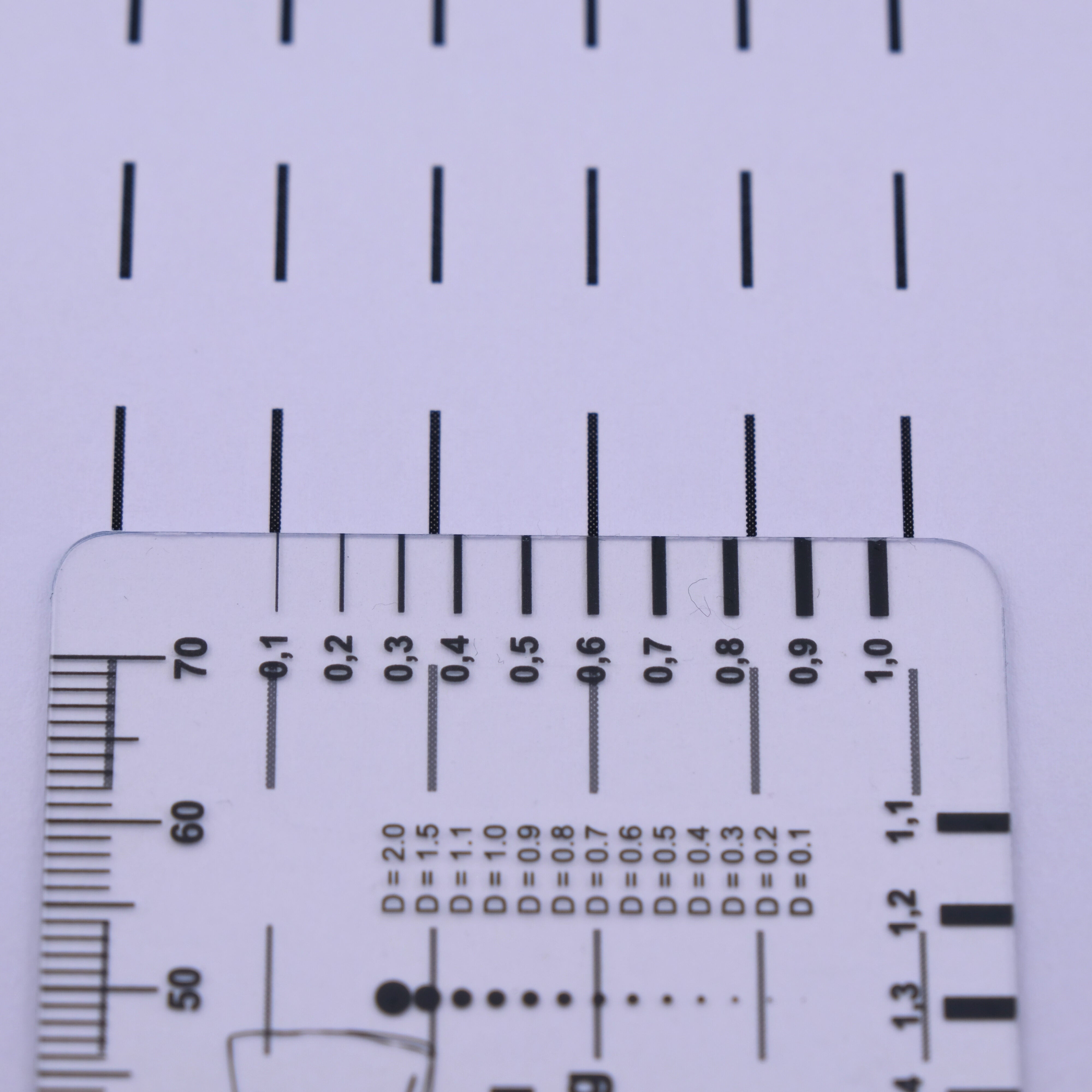 Crack ruler