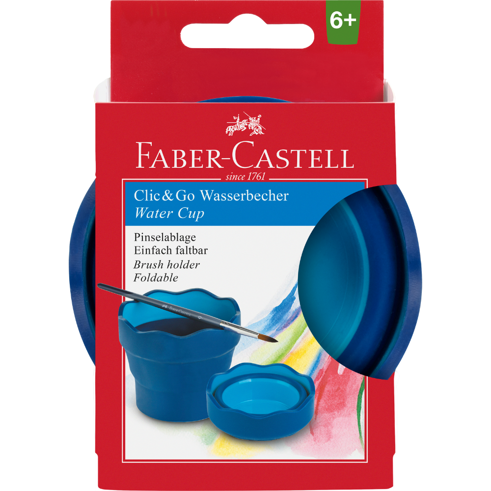Faber-Castell Click&Go Faltbarer Wasserbecher