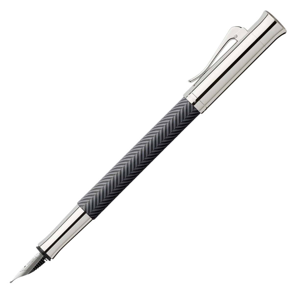 Graf von Faber-Castell Guilloche Ciselé Anthracite Fountain Pen