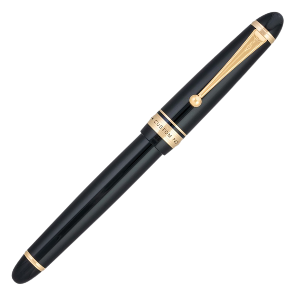 PILOT パイロット F 742 CUSTOM PILOT 筆記具 カスタム万年筆742 MARK'STYLE | <ブラック> 細字 F 筆記具