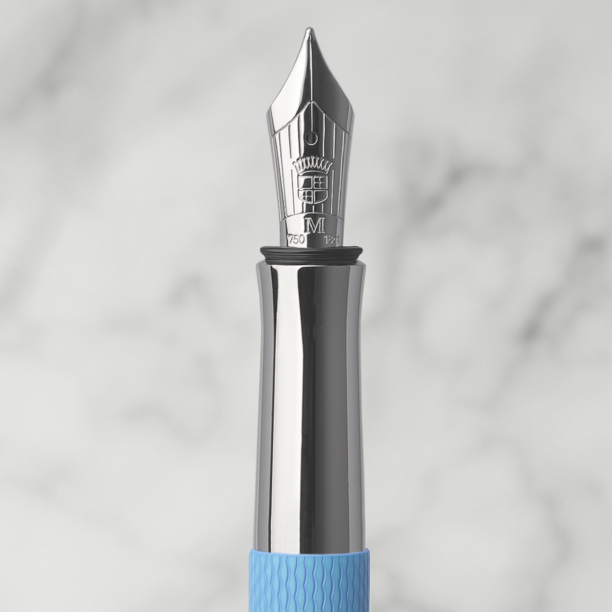 Graf von Faber-Castell Guilloche Gulf Blue Füllfederhalter
