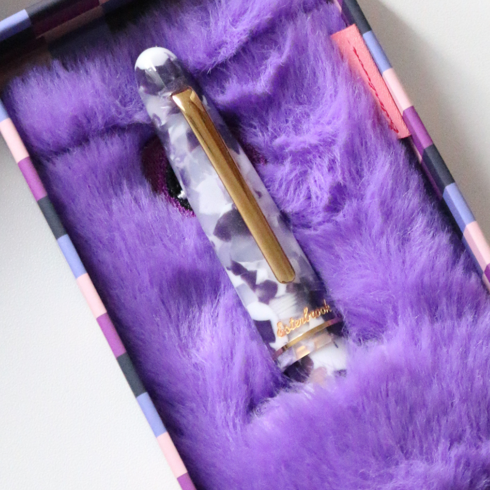 Esterbrook Estie Bestie Sugar Plum Purple Gold Trim Füllhalter