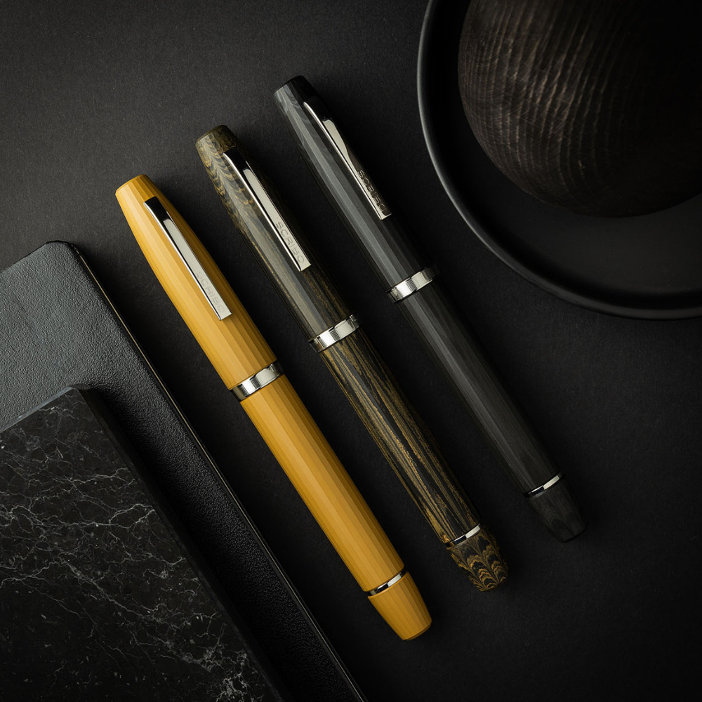 Scribo FLOW Dimensione Platin Trim Füllfederhalter