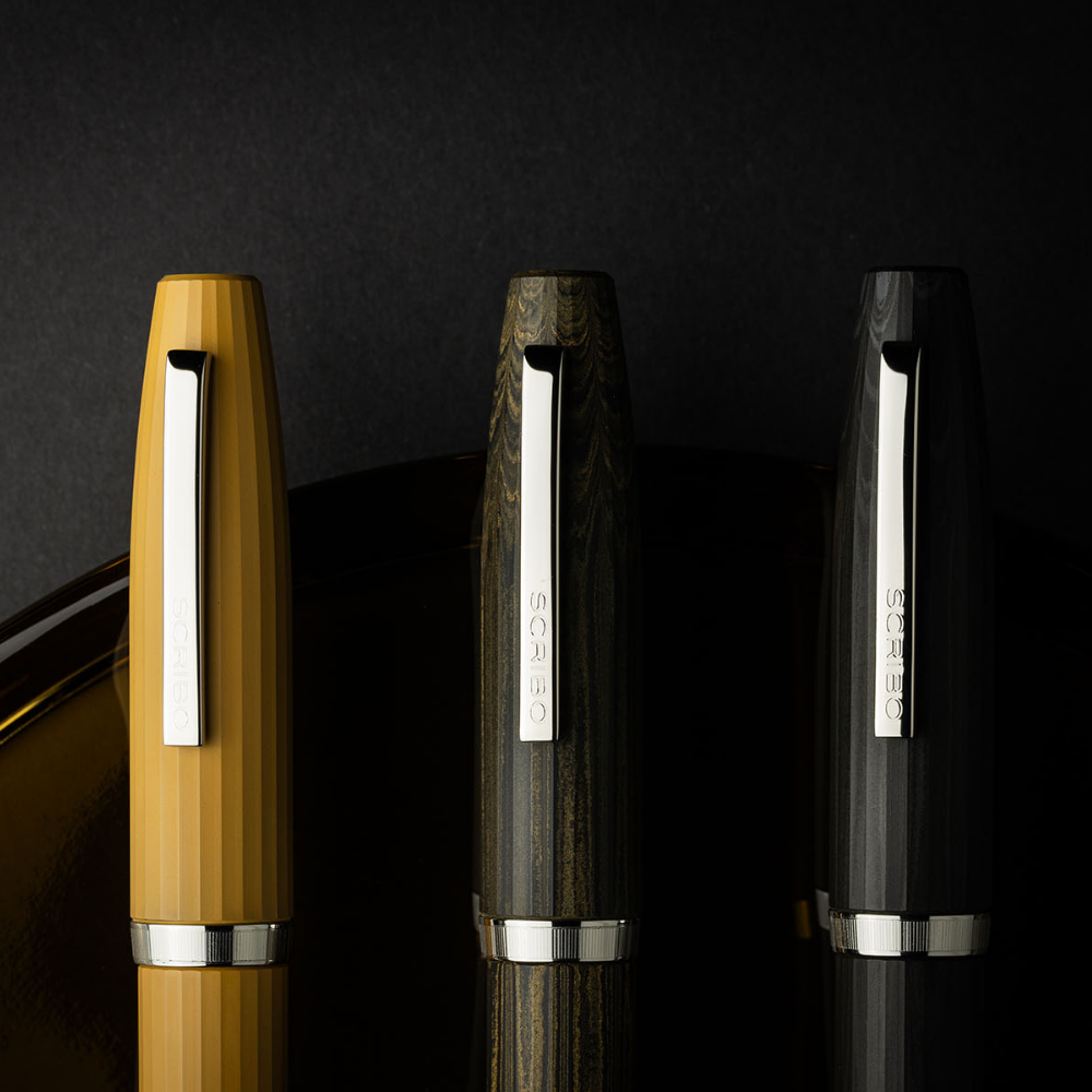 Scribo FLOW Memoria Platin Trim Füllfederhalter