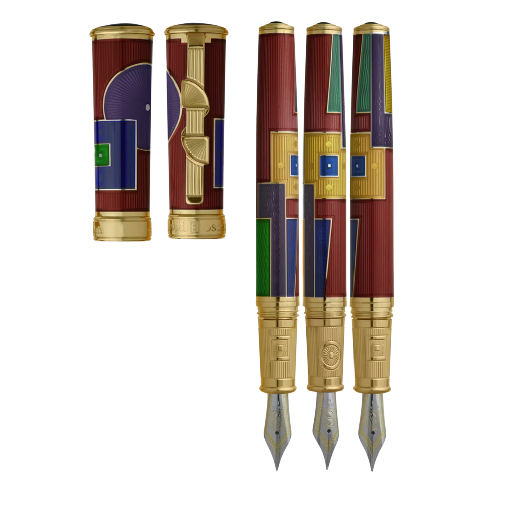 David Oscarson – 15th Anniversary American Art Deco Collection - Red Gold