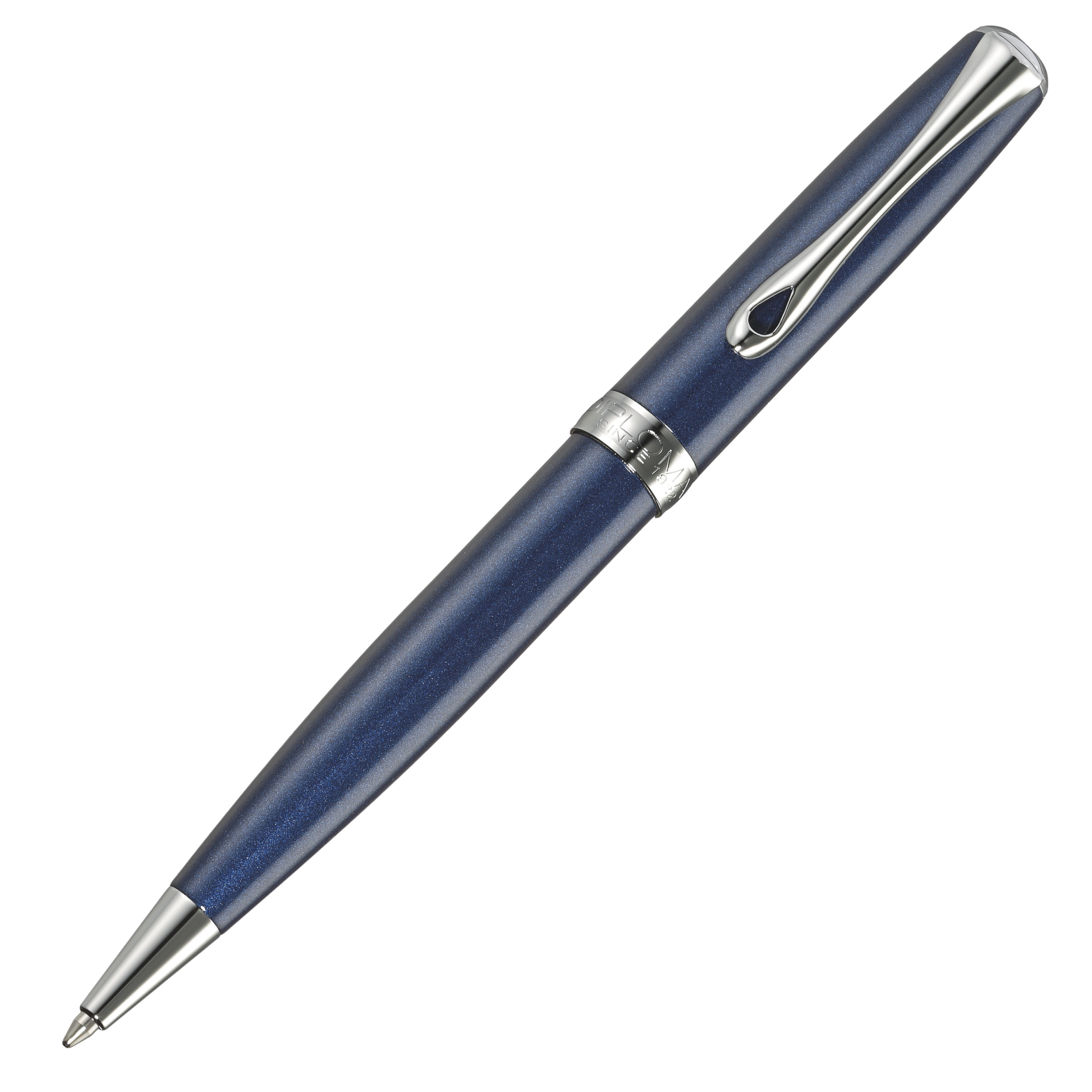 Diplomat Excellence A2 Midnight Blue Chrom Kugelschreiber