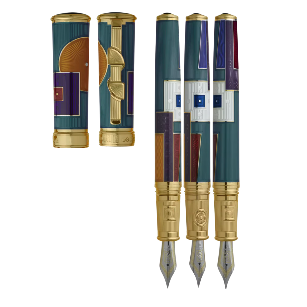 David Oscarson – 15th Anniversary American Art Deco Collection - Teal Gold