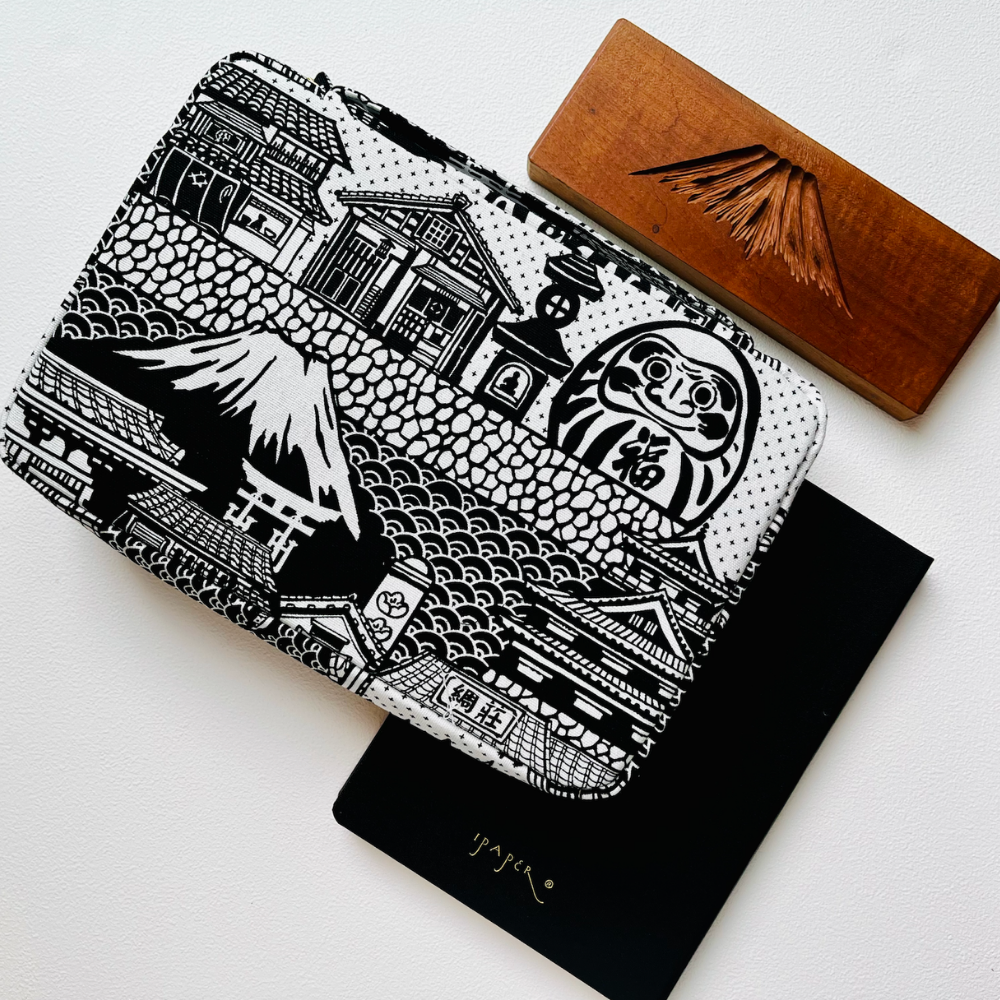 Kyoku haku Damen Zippered Pen Case für 20 Schreibgeräte