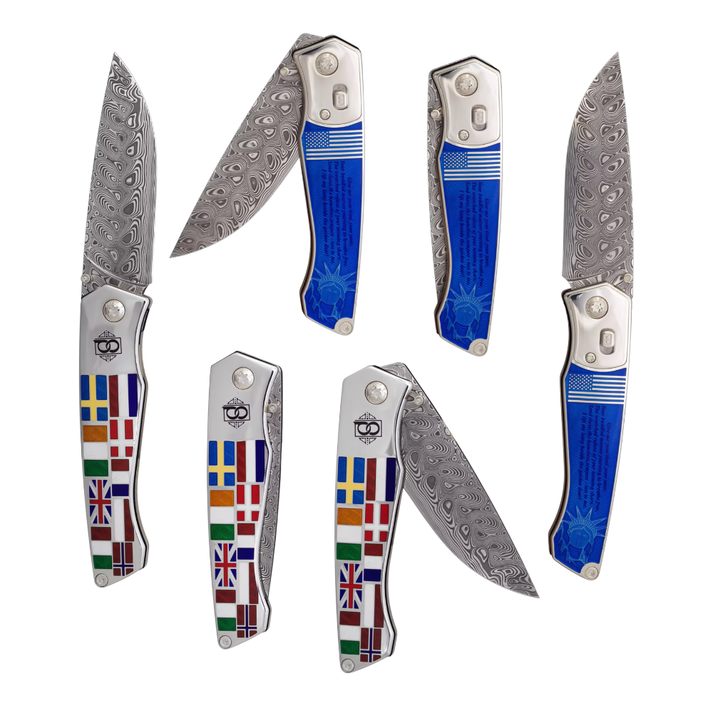 David Oscarson – Ellis Island Collection - Sapphire Blue - Messer