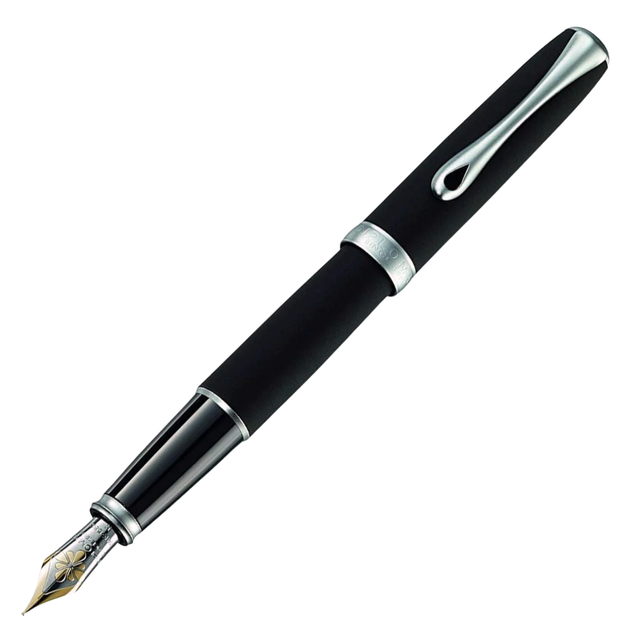 Diplomat Excellence A2 Lapis Schwarz matt Chrom Füllfederhalter
