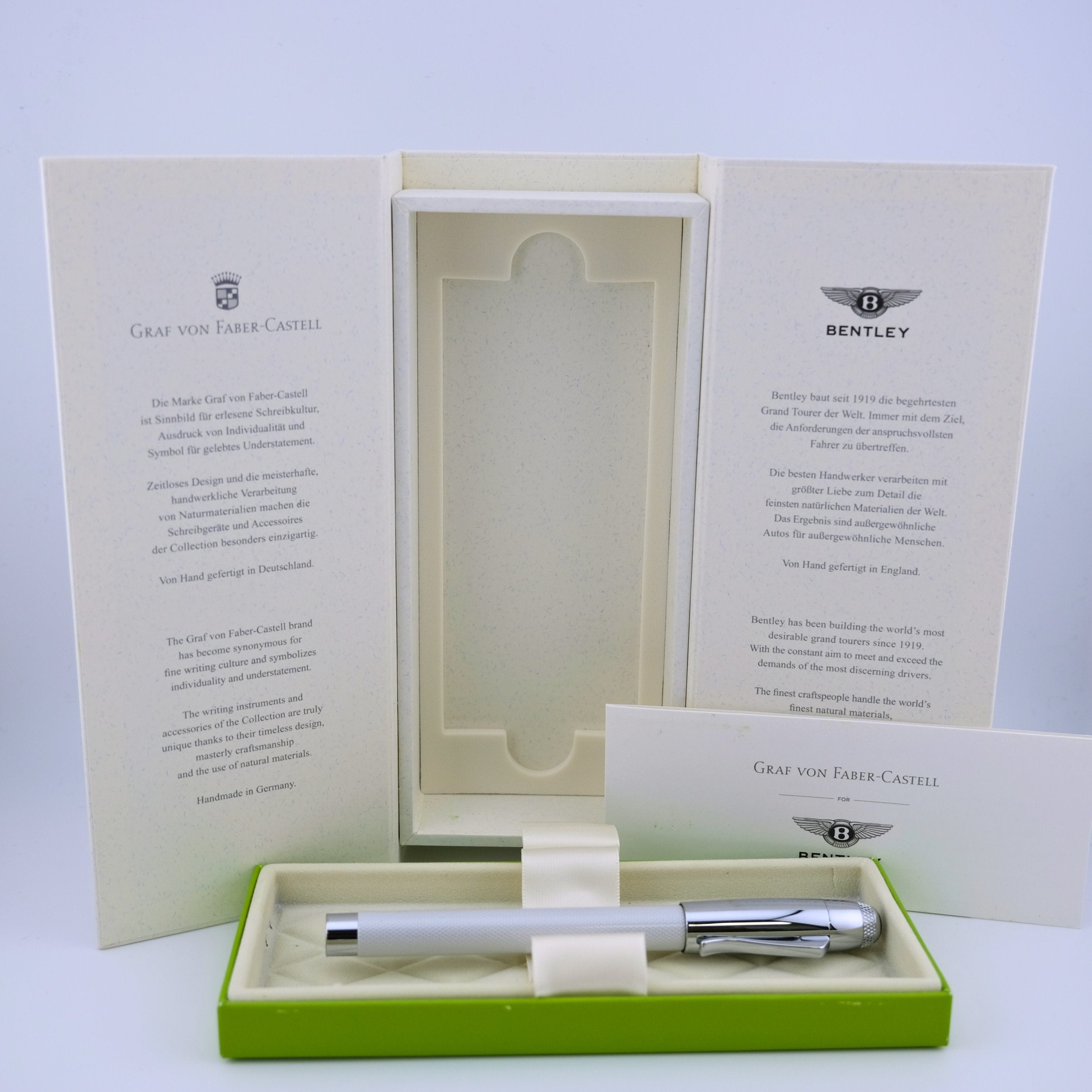 Graf von Faber-Castell x Bentley Fountain Pen Satin White