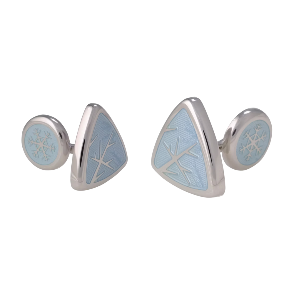 David Oscarson – Winter Cufflink - Blue