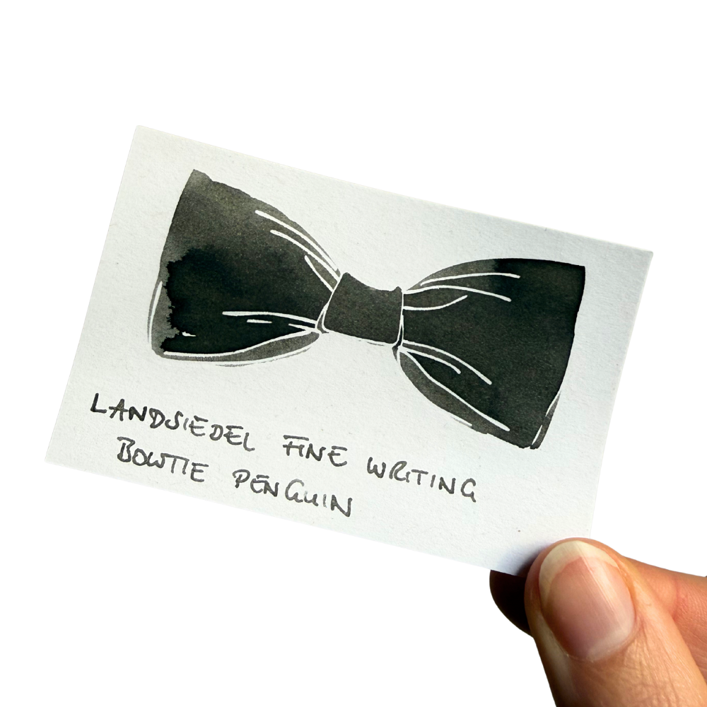 The BOWTIE Collection - No.4 Bowtie Penguin - Tintenprobe