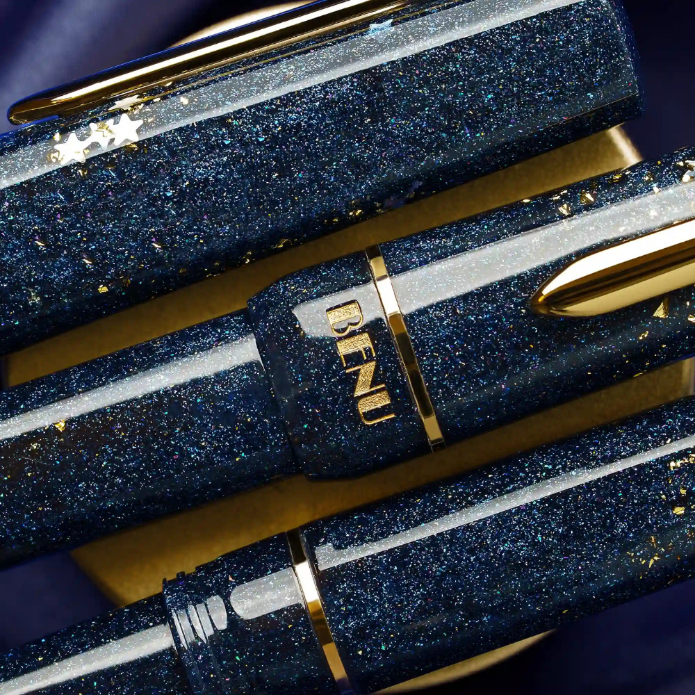 Benu Haute - Movie Star Gold Trim Fountain Pen