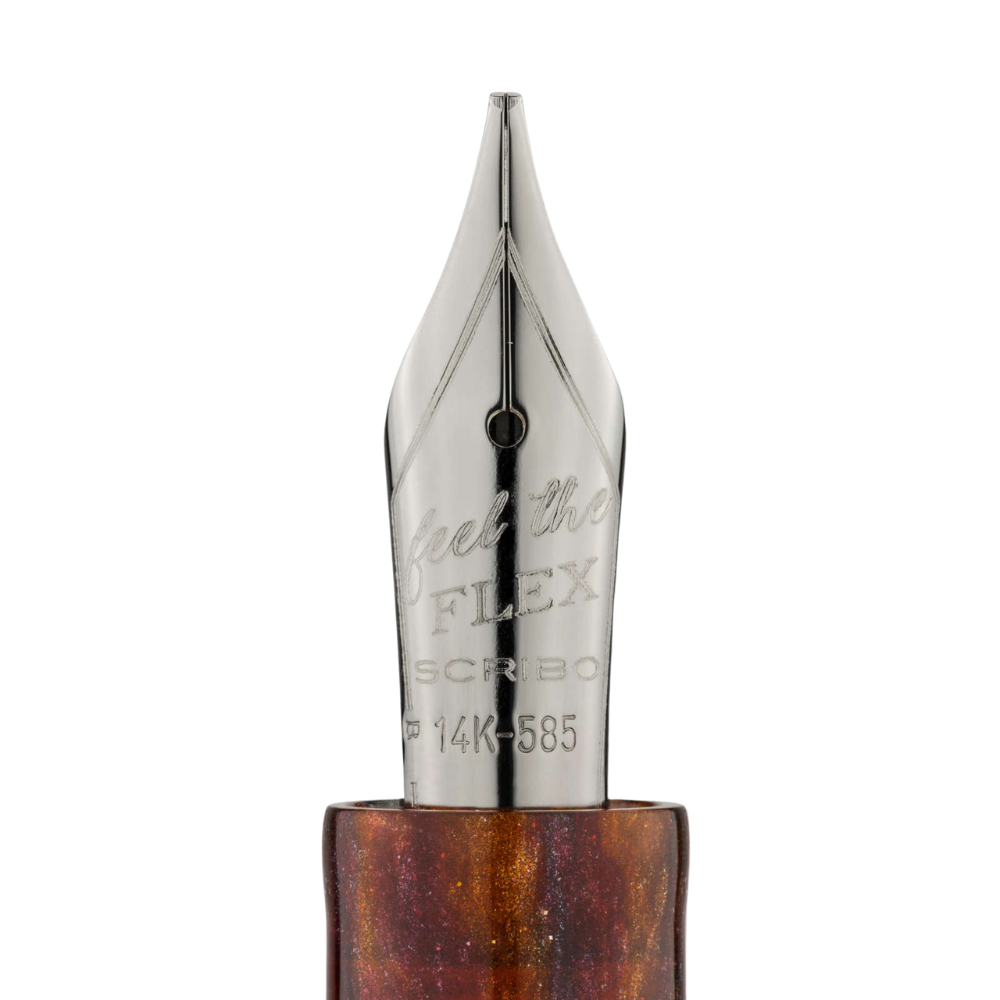 Scribo LA DOTTA Turrita Ruthenium Trim Füllfederhalter