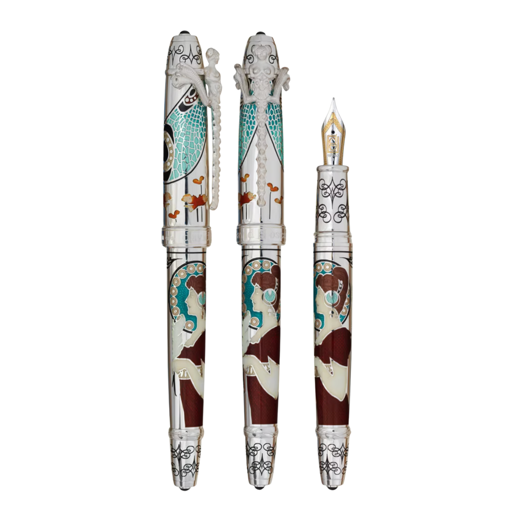 David Oscarson – 25th Anniversary Art Nouveau Collection - Ruby Red