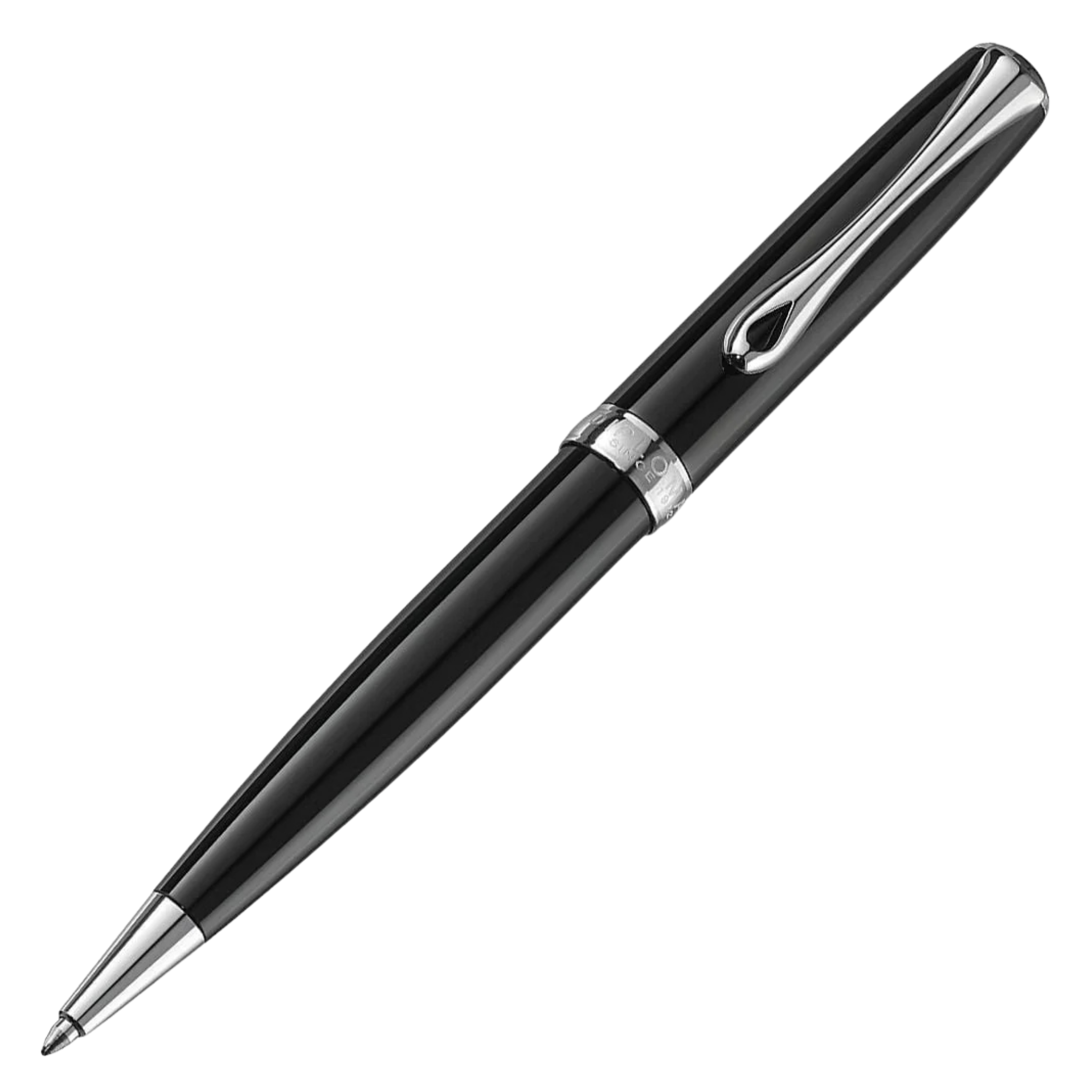 Diplomat Excellence A2 Lapis Matt Black Chrome Ballpoint Pen