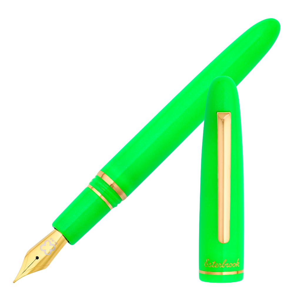 Esterbrook Estie Funkytown Green Gold Trim Füllhalter