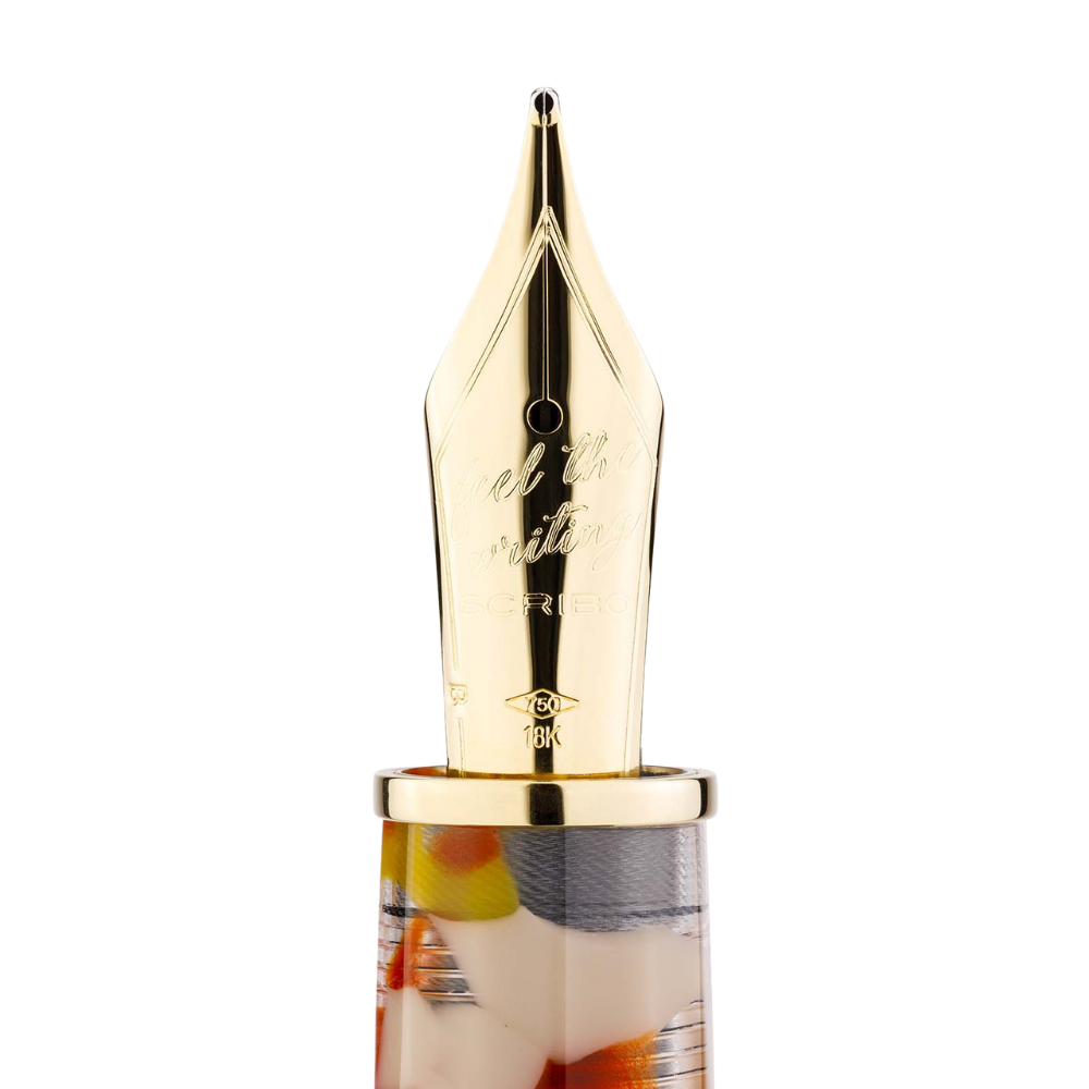 Scribo FEEL Sale Di Volterra Ruthenium Trim Füllfederhalter