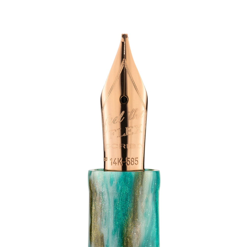 Scribo LA DOTTA Frassinago PVD Corten Trim Füllfederhalter