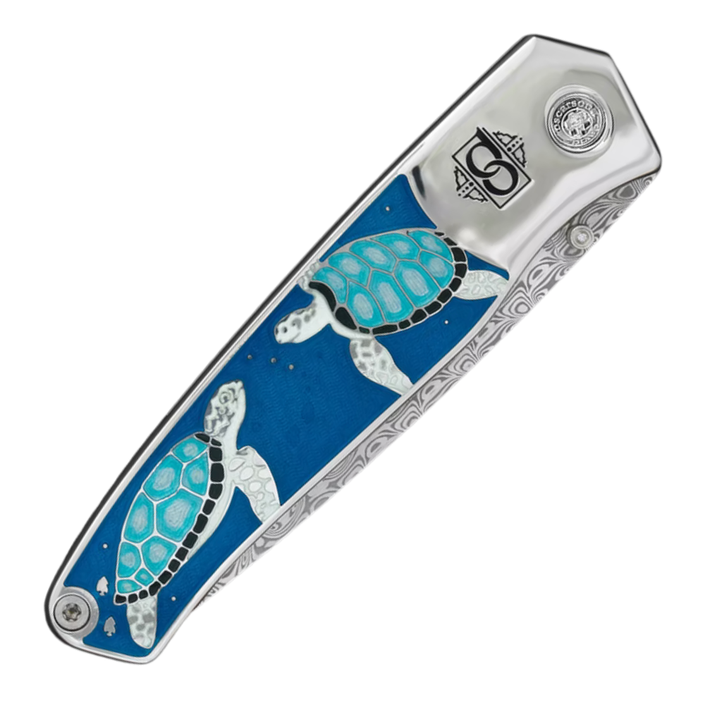 David Oscarson – Sea Turtle Collection - Blue - Messer