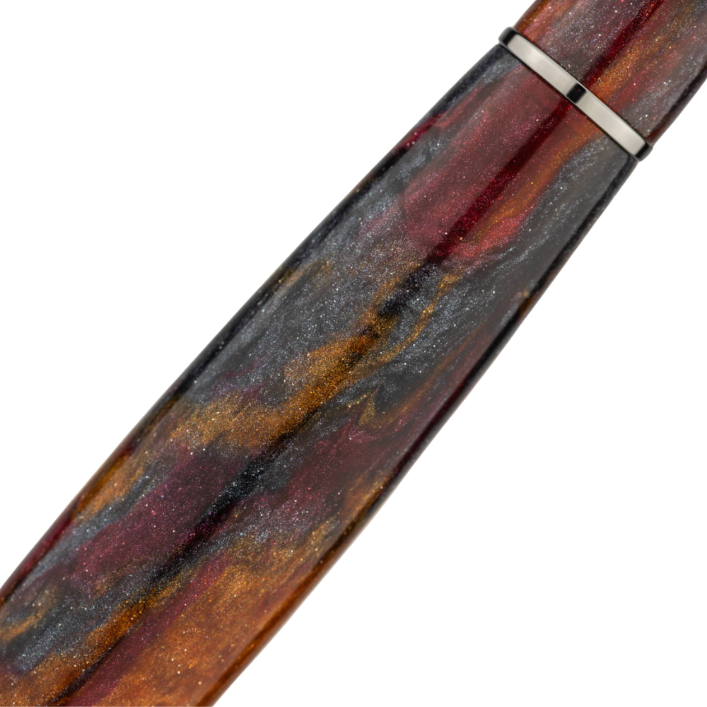 Scribo LA DOTTA Turrita Ruthenium Trim Füllfederhalter