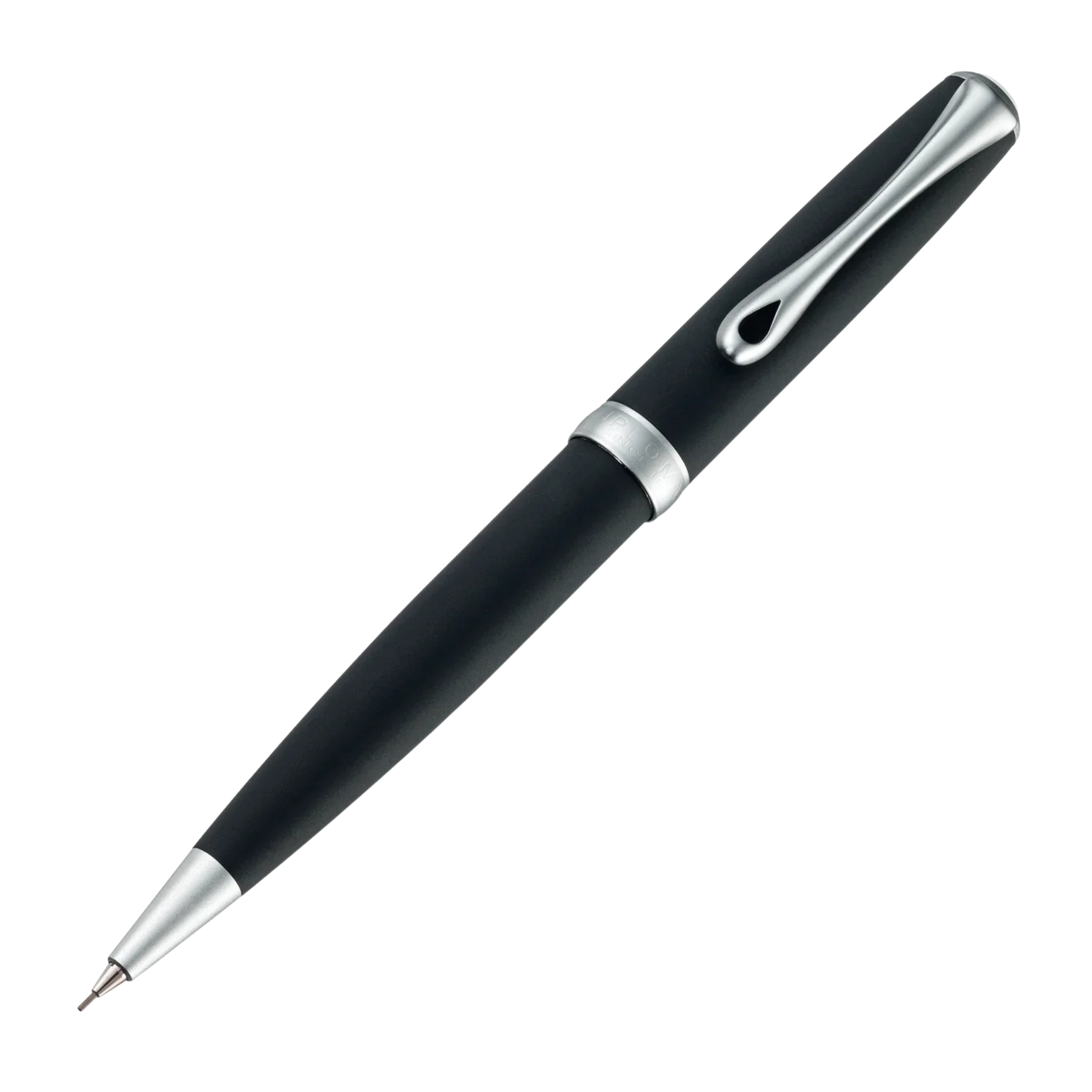 Diplomat Excellence A2 Lapis Schwarz matt Chrom Drehbleistift