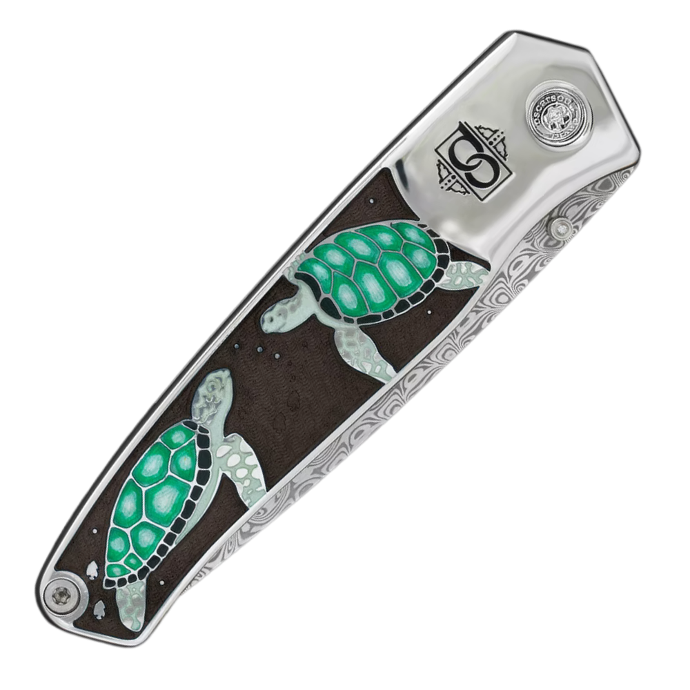 David Oscarson – Sea Turtle Collection - Mossy Black - Messer