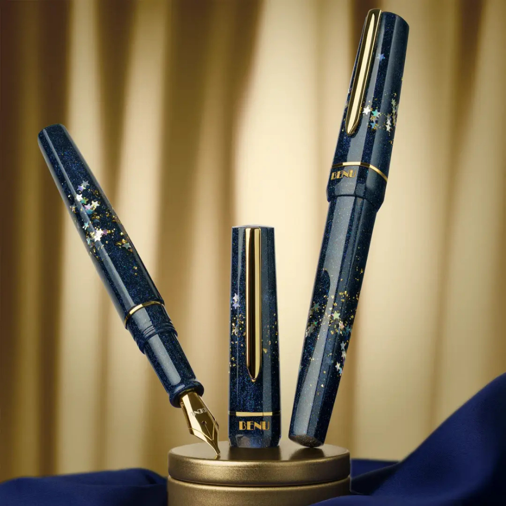 Benu Haute - Movie Star Gold Trim Fountain Pen