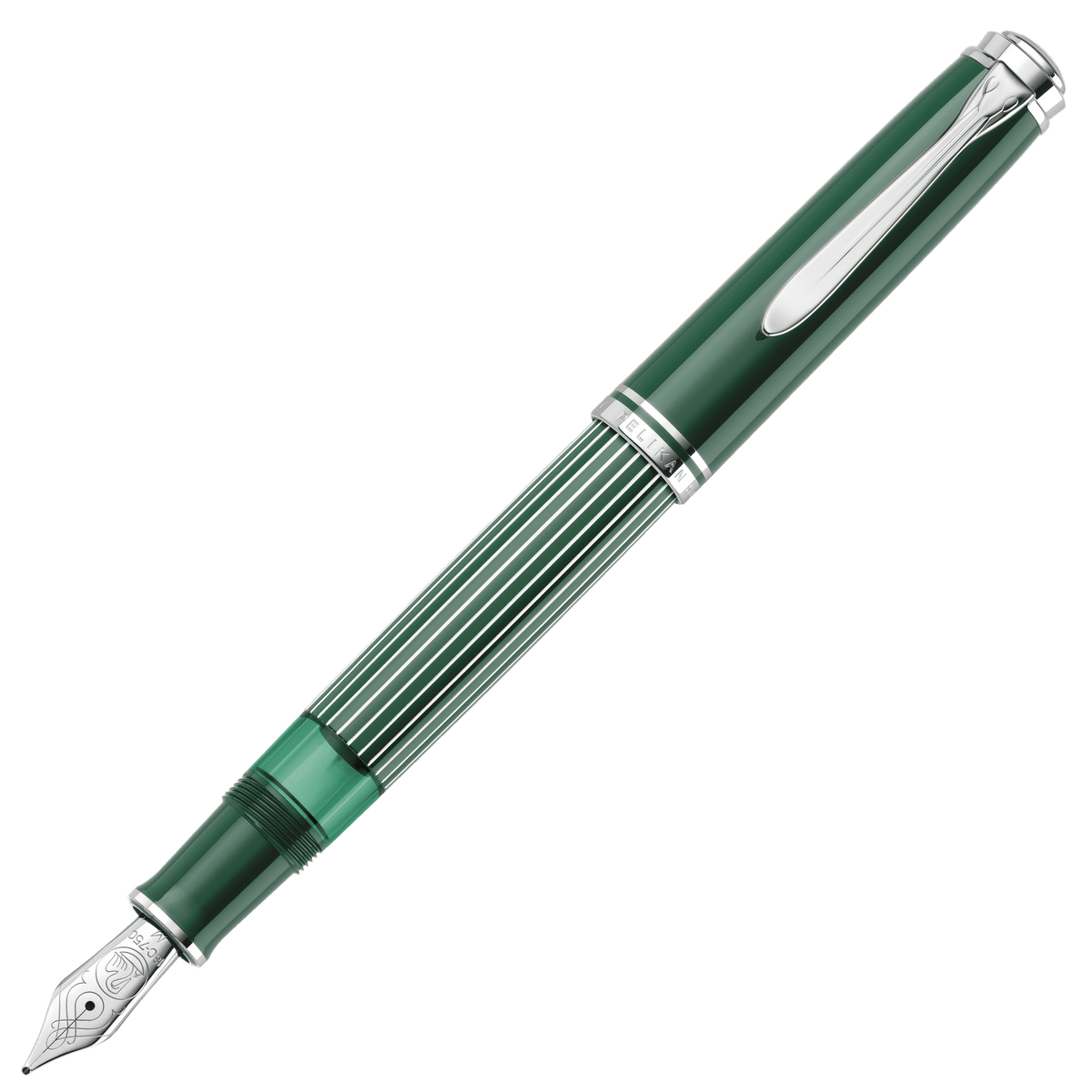 Pelikan Souverän M815 Metal Striped Green Special Edition Füllfederhalter
