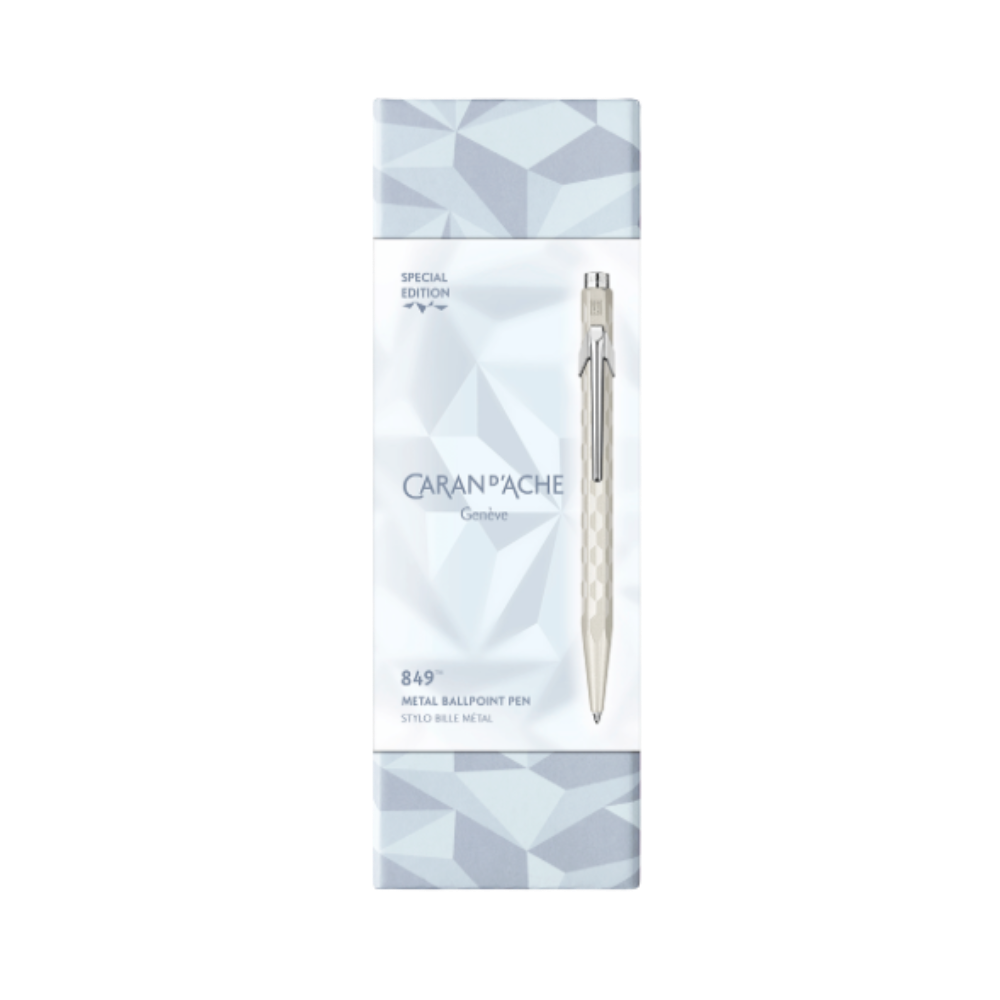 Caran d´Ache 849 ALPINE FROST WEISS Kugelschreiber