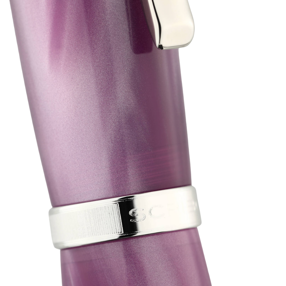 Scribo LA DOTTA Campanula Platin Trim Füllfederhalter