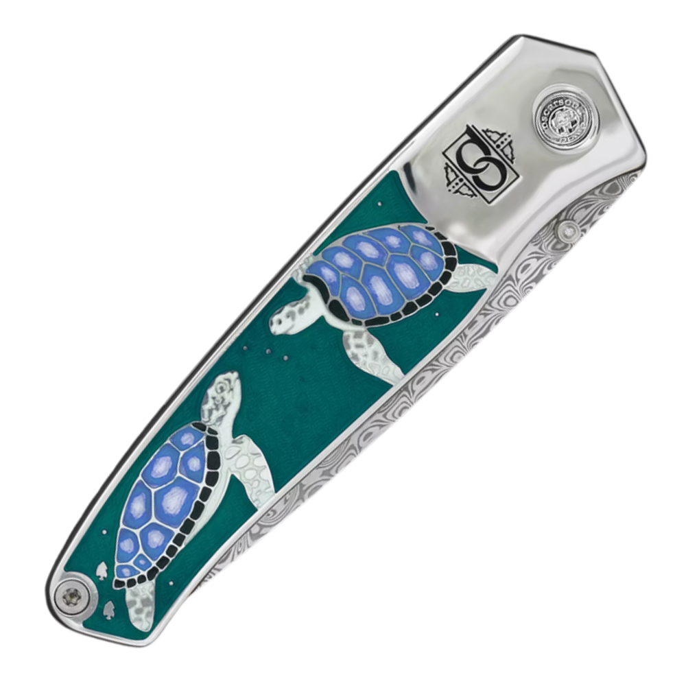 David Oscarson – Sea Turtle Collection - Mossy Teal - Messer