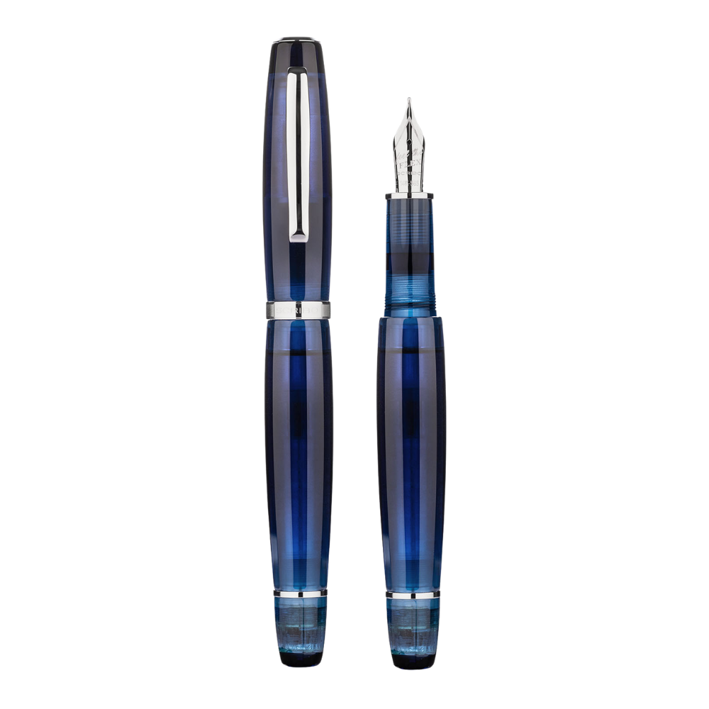 Scribo FEEL Blu Sospeso Platin Trim Füllfederhalter