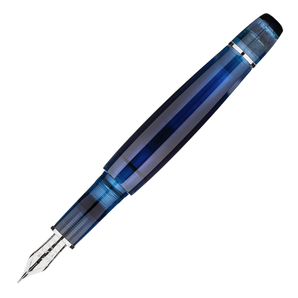 Scribo FEEL Blu Sospeso Platinum Trim Fountain Pen
