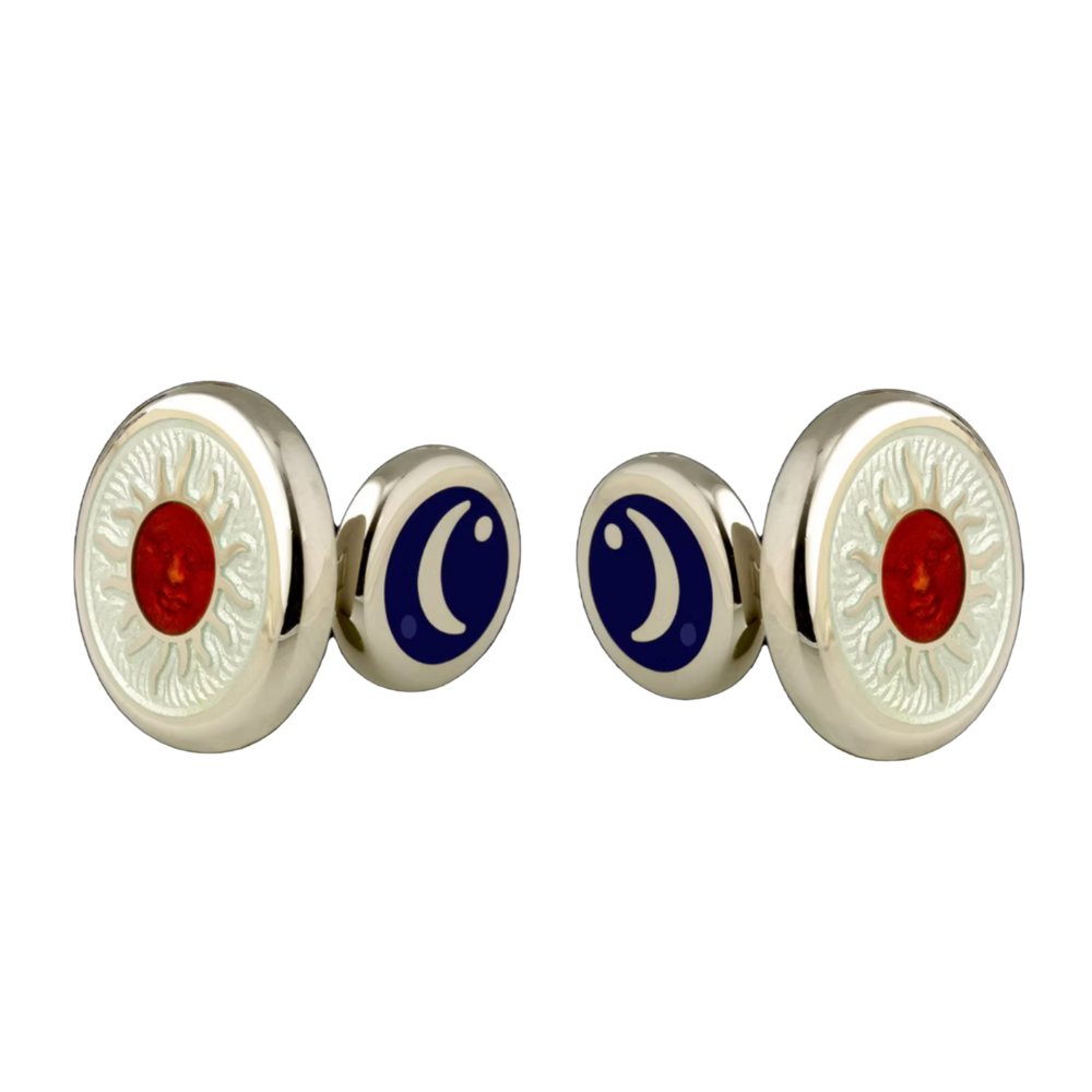 David Oscarson – Celestial Cufflinks - White