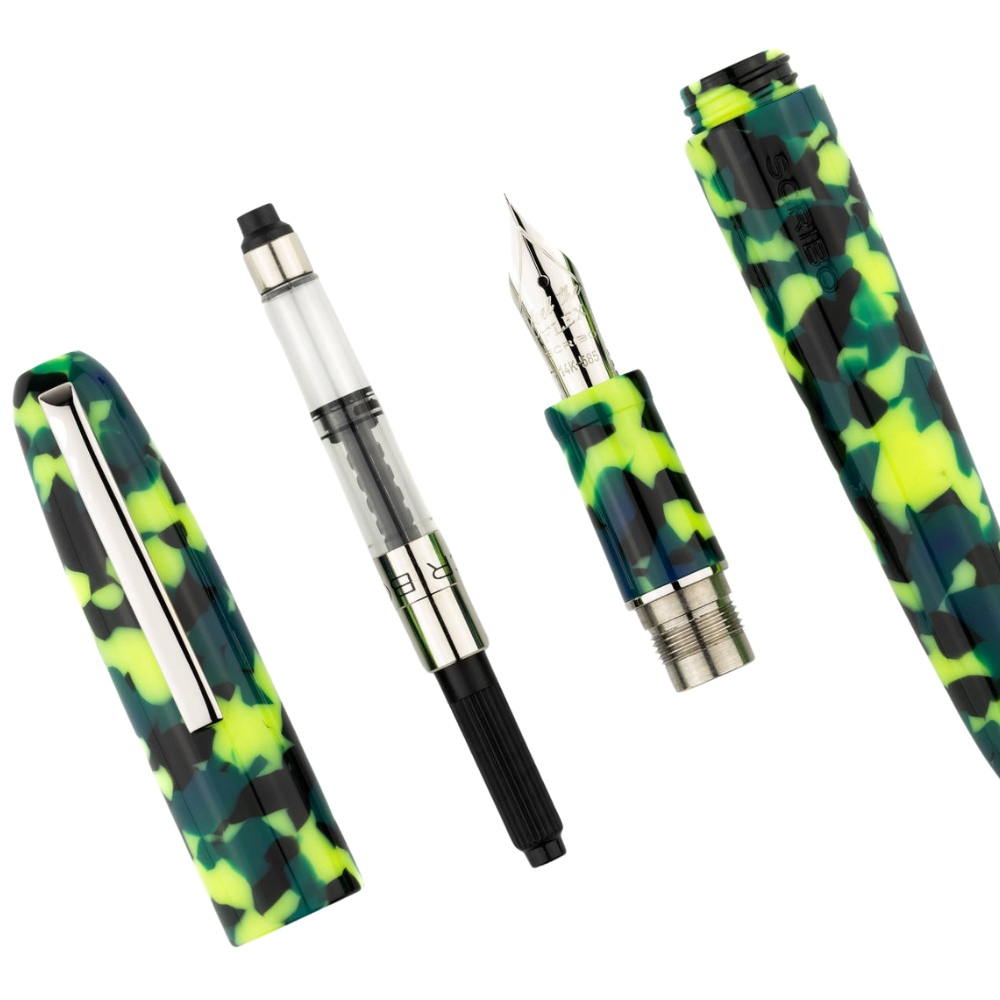 Scribo PIUMA Popart Platin Trim Füllfederhalter