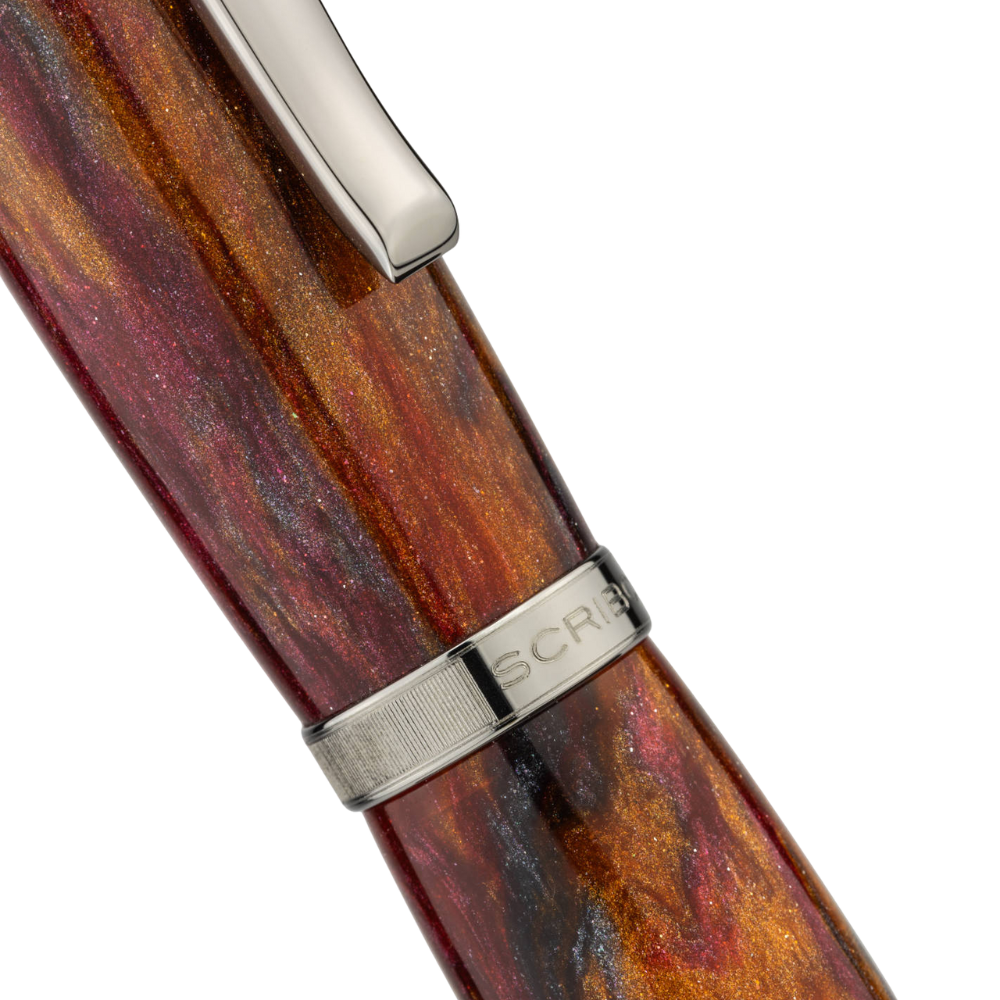 Scribo LA DOTTA Turrita Ruthenium Trim Füllfederhalter
