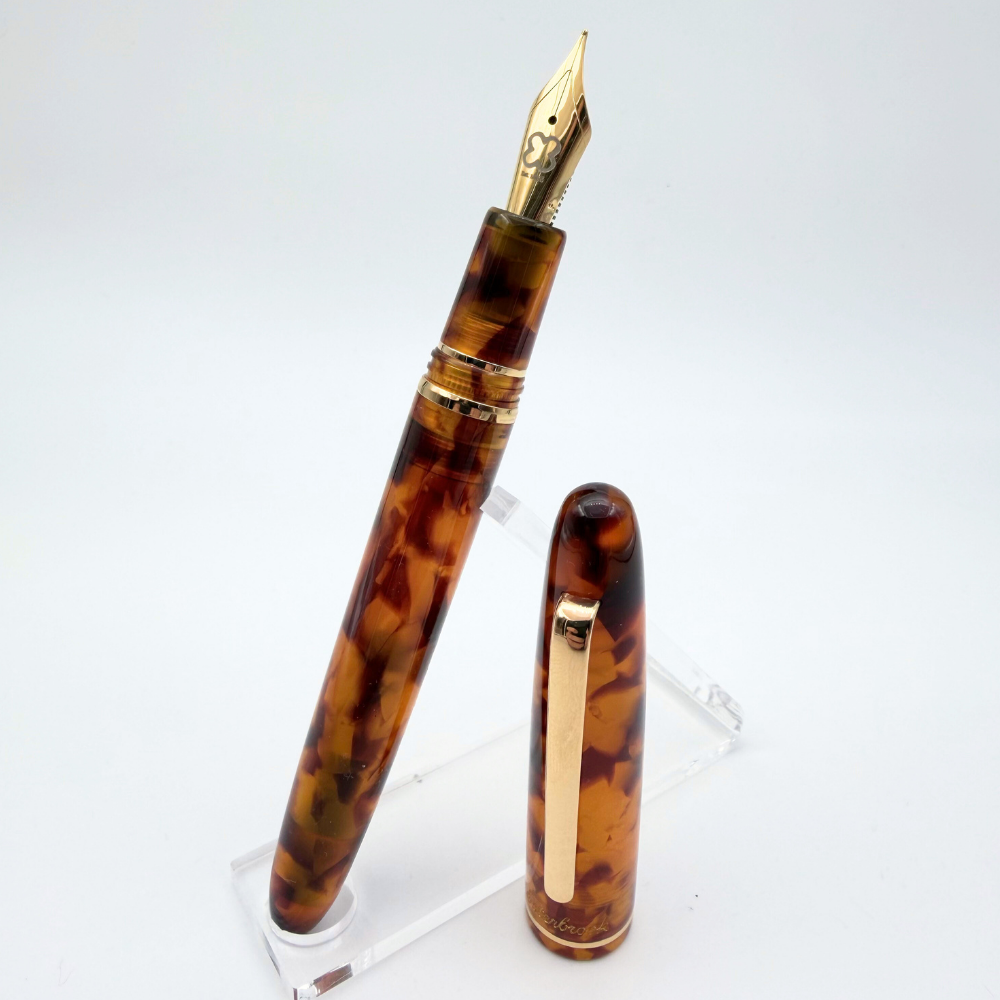 Esterbrook Estie Amber Tortoise Gold Trim fountain pen