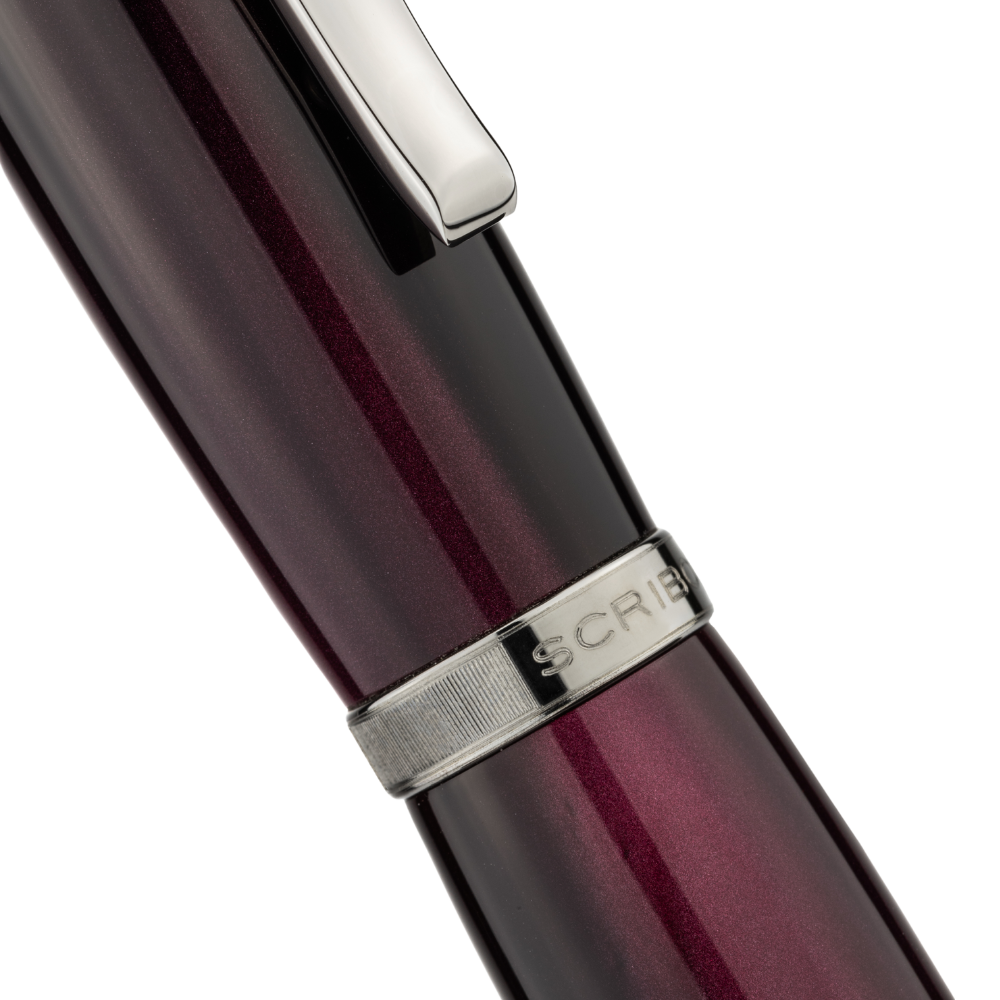 Scribo LA DOTTA Drapperie Ruthenium Trim Füllfederhalter