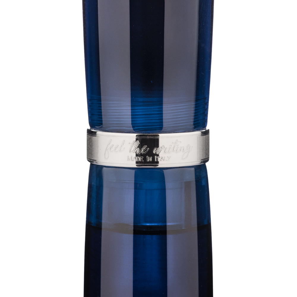 Scribo FEEL Blu Sospeso Platinum Trim Fountain Pen