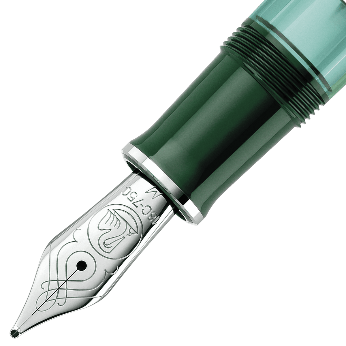 Pelikan Souverän M815 Metal Striped Green Special Edition Füllfederhalter